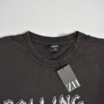 تیشرت نخی مردانه قهوه ای سوخته