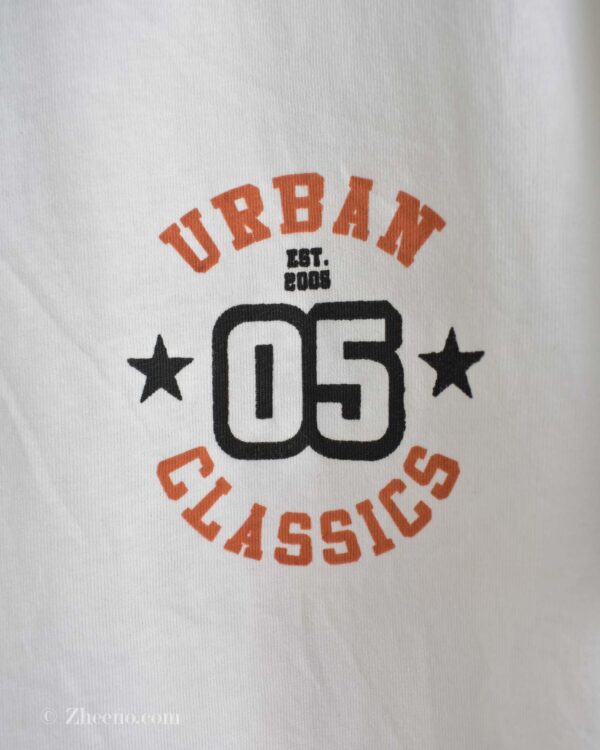 تیشرت نخی مردانه سفید Urban classics