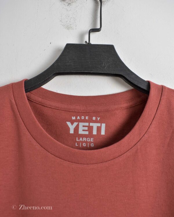 تیشرت نخی آجری Yeti