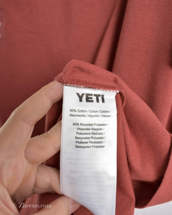 تیشرت نخی آجری Yeti