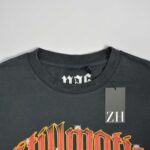 تیشرت نخی مردانه طوسی تیره Nas