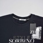 تیشرت نخی مردانه مشکی Sorbino