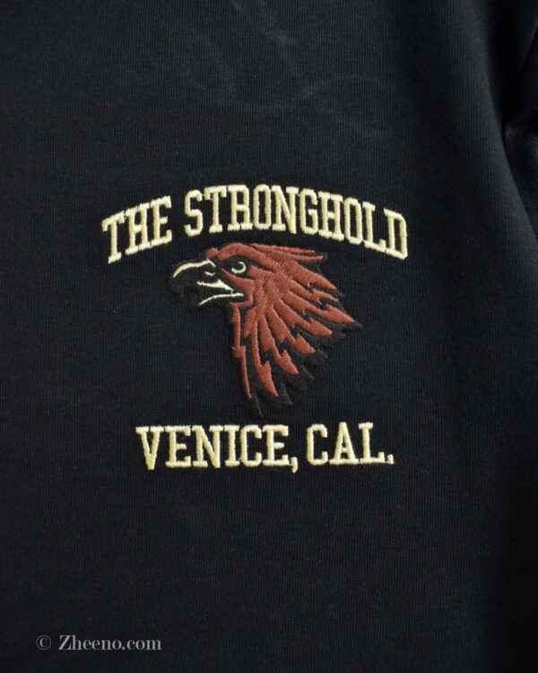 تیشرت نخی مردانه مشکی The stronghold