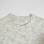 تیشرت نخی مردانه طرحدار طوسی روشن Inextenso