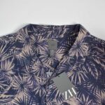 پیراهن هاوایی مردانه سرمه ای H&M