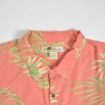 پیراهن هاوایی مردانه ماتیکی طرح برگ