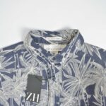 پیراهن هاوایی مردانه نوک مدادی طرخ نخل L.O.G.G