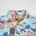 پیراهن هاوایی مردانه چند رنگ طرح ساحل