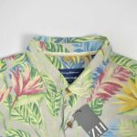 پیراهن هاوایی مردانه چند رنگ طرح برگ Tommy bahama