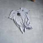 تیشرت نخی زنانه طوسی Adidas