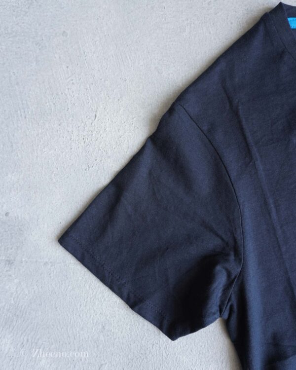 تیشرت نخی مردانه سرمه ای تیره Ebound denim - Image 3