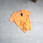تیشرت نخی زنانه نارنجی Reebok