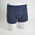 شورت سرمه ای طرح مربع ریز LC waikiki