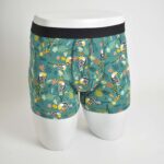 شورت سبز طرح پرنده LC waikiki