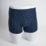 شورت سرمه ای طرح ریز کمر کشی LC waikiki