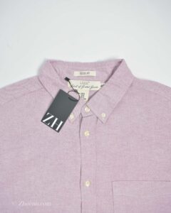 پیراهن نخی ساده آستین بلند H&M