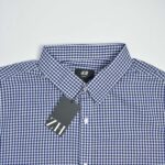 پیراهن نخی چهارخونه آستین بلند ‏H&M