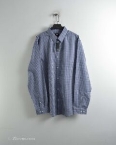 پیراهن نخی چهارخونه آستین بلند ‏H&M