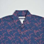 پیراهن نخی طرح‌دار آستین کوتاه Amazon essentials