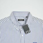 پیراهن نخی راه راه آستین بلند Hugo Boss