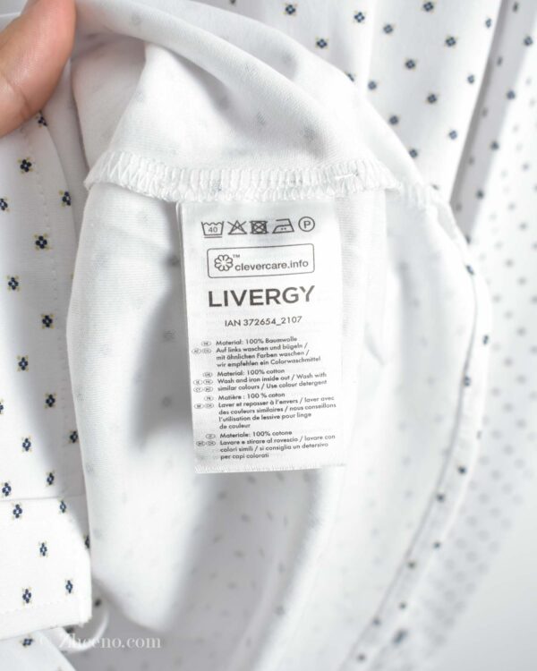 پیراهن نخی آستین بلند Livergy