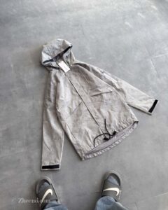 جکت کلاه دار طوسی Jack&Jones