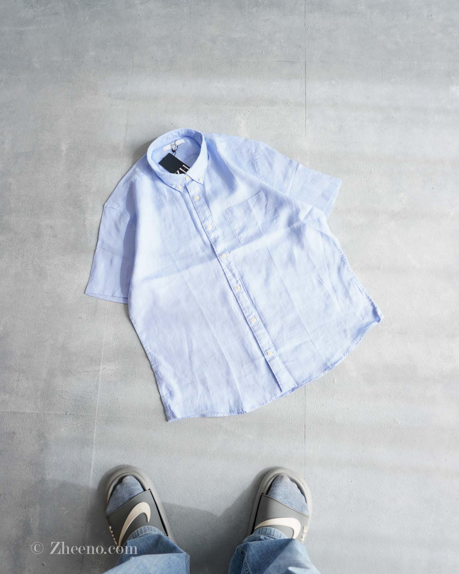 zhcp-1000 پیراهن لینن آستین کوتاه Find - Image 1
