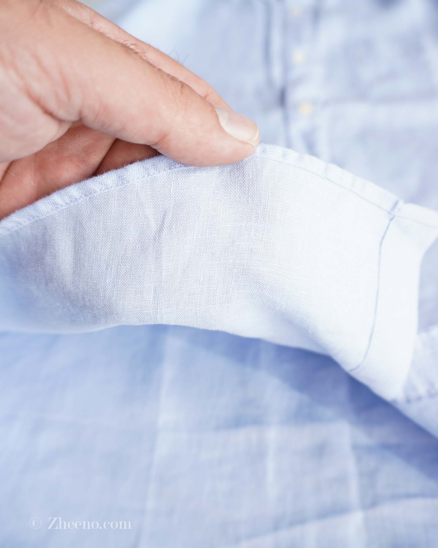 zhcp-1004 پیراهن لینن آستین کوتاه Find - Image 5