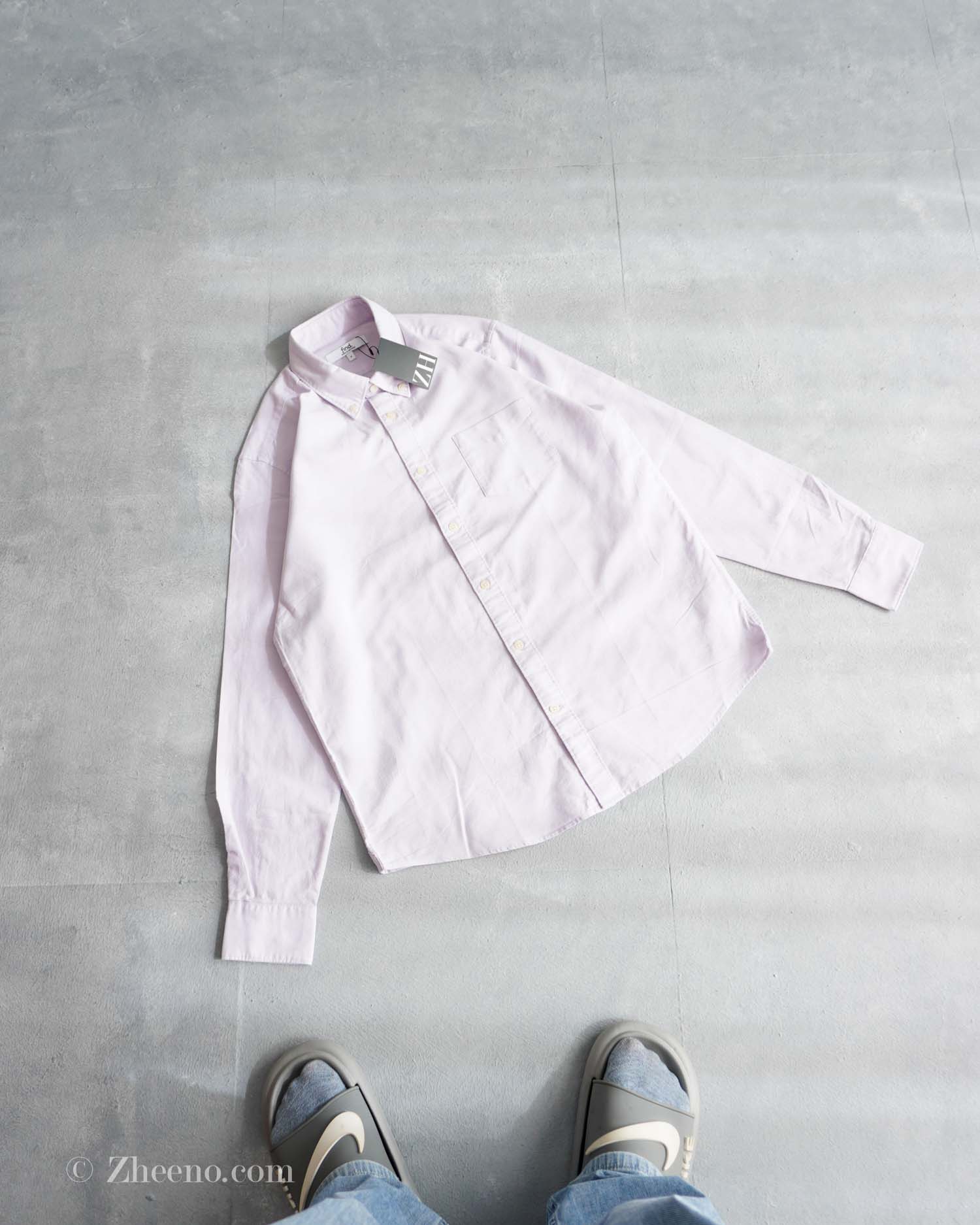 zhcp-1006 پیراهن نخی یاسی آستین بلند Find - Image 1