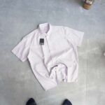 پیراهن نخی ساده آستین کوتاه Find