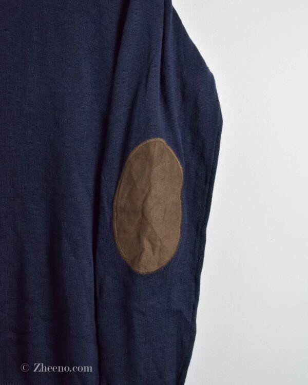 بافت ساده یقه هفت سرمه‌ای Nobel League