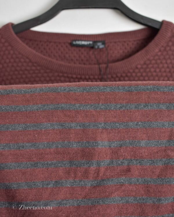 بافت راه راه یقه گرد Livergy