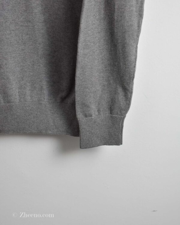 بافت یقه گرد طوسی Stefano Ricci