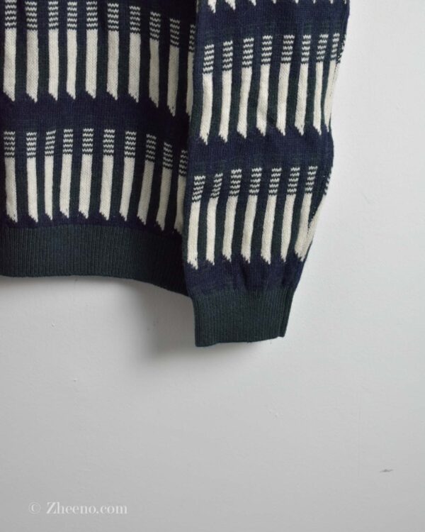 بافت یقه گرد طرح دار S.oliwen