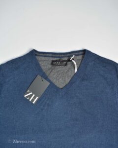 بافت یقه هفت سرمه ای Livergy