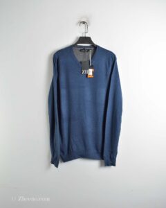 بافت یقه هفت سرمه ای Livergy