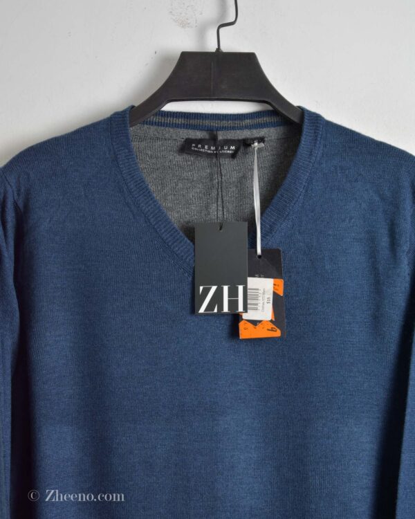 بافت یقه هفت سرمه ای Livergy