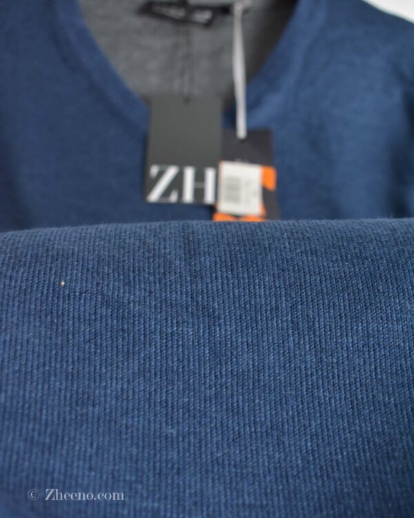 بافت یقه هفت سرمه ای Livergy