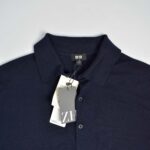 بافت سه دکمه سرمه ای تیره Uniqlo