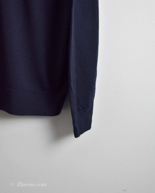 بافت سه دکمه سرمه ای تیره Uniqlo