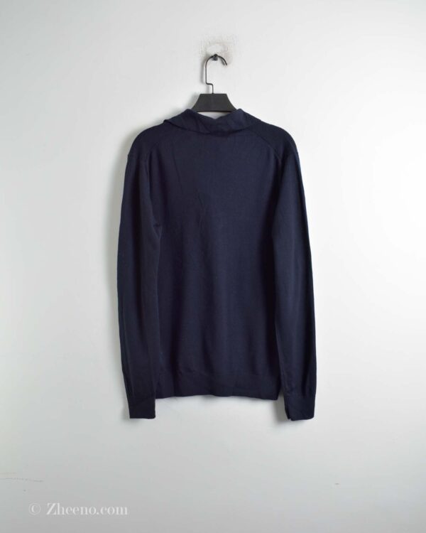 بافت سه دکمه سرمه ای تیره Uniqlo