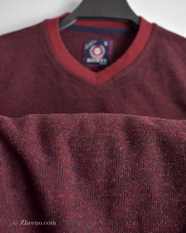 بافت یقه هفت عنابی Rubys