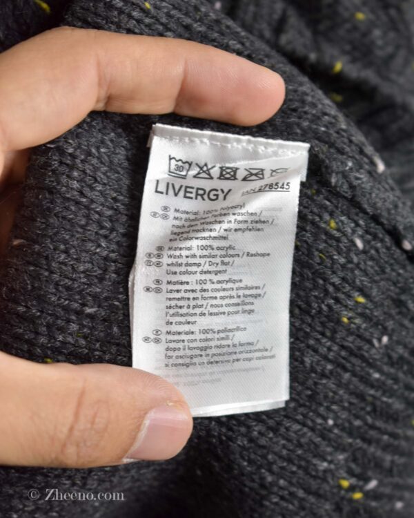 بافت ضخیم سه دکمه نوک مدادی Livergy