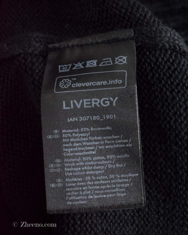 بافت مشکی ساده Parkside