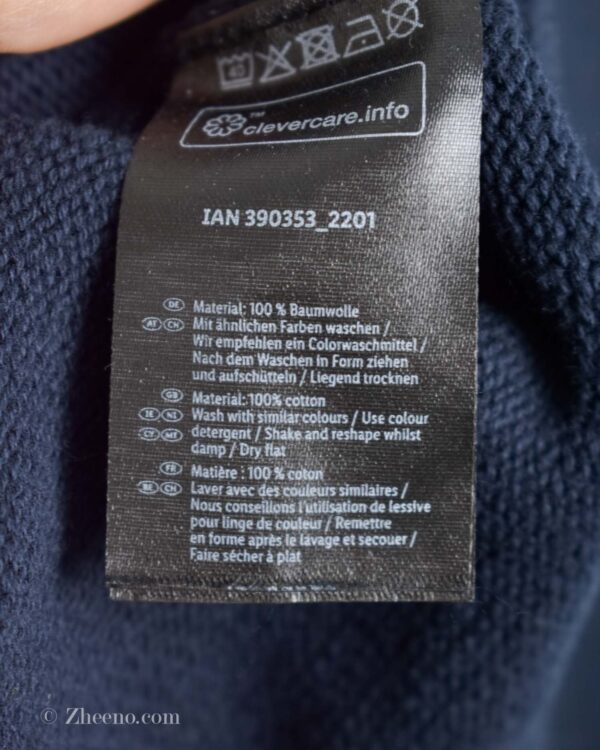 بافت سرمه ای تیره ساده Parkside