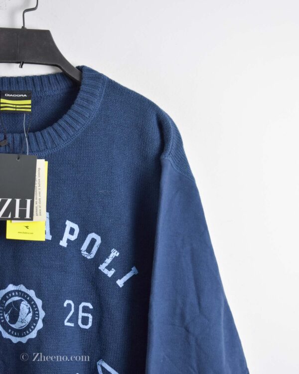 بافت سرمه ای طرح دار Diadora