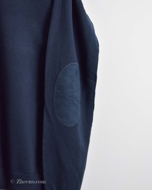 بافت سرمه ای یقه هفت ساده Nobel League