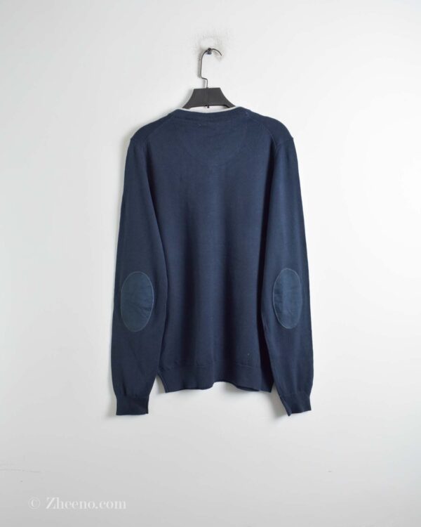 بافت سرمه ای یقه هفت ساده Nobel League