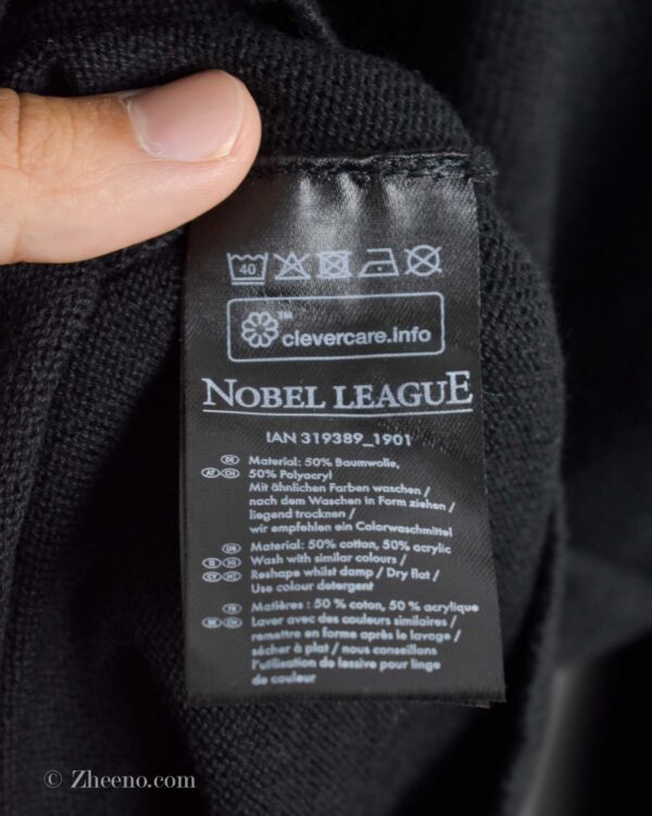 کاردیگن مشکی ساده Nobel League