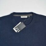 بافت یقه گرد سرمه ای ساده Nobel League